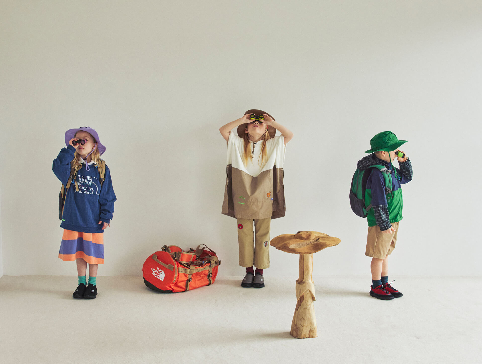 Green Batonの製品を着る子どもたち