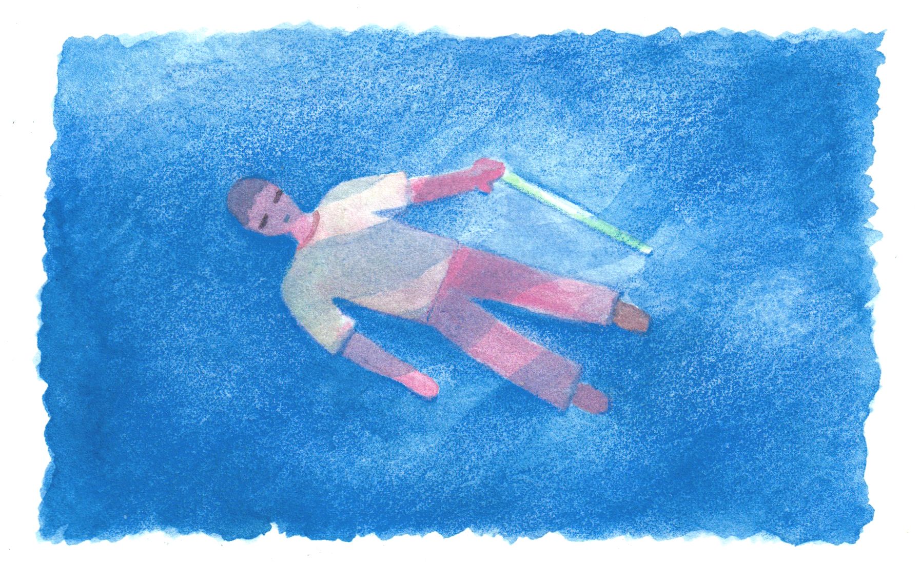 目が見えない世界で水を感じること